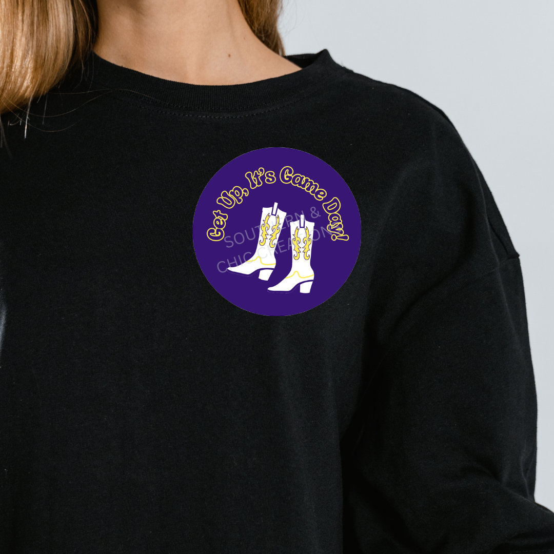 Get Up, It's Game Day Button