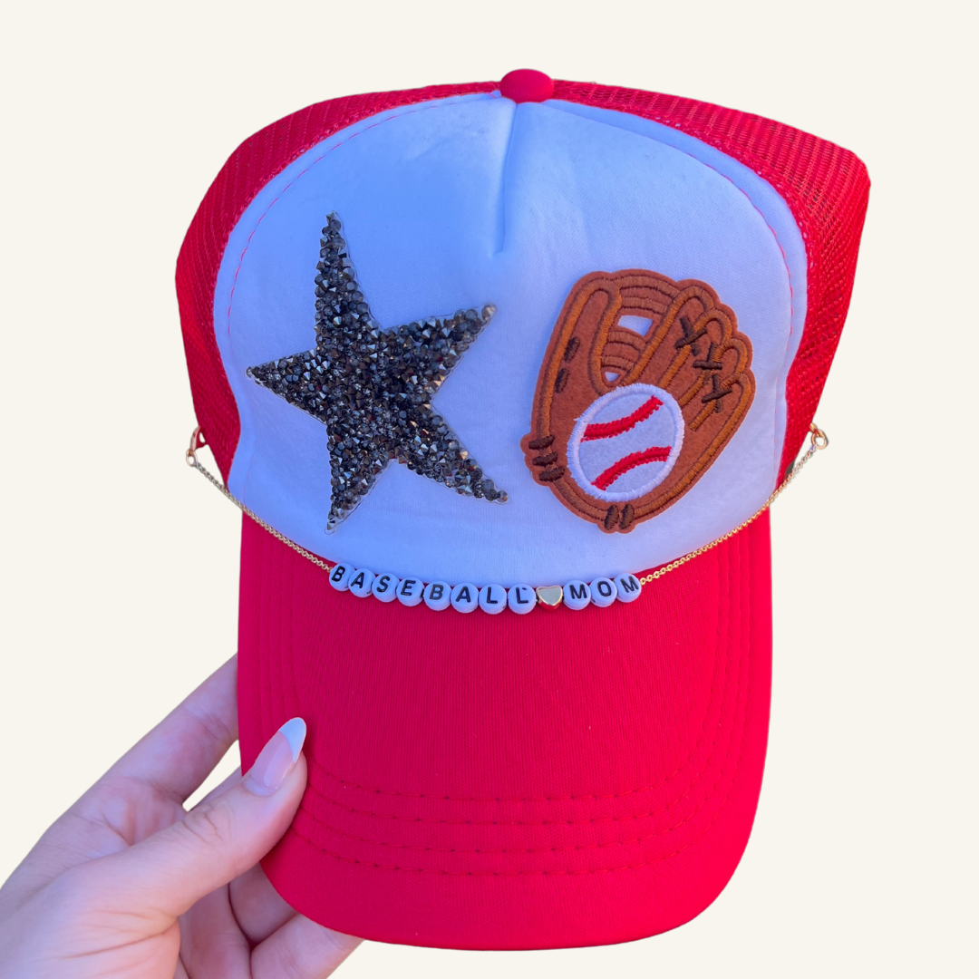 Baseball Mom Trucker Hat