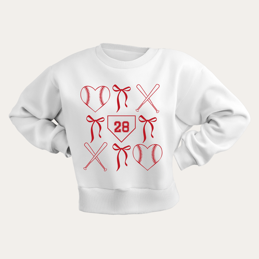 Girly Baseball Crewneck