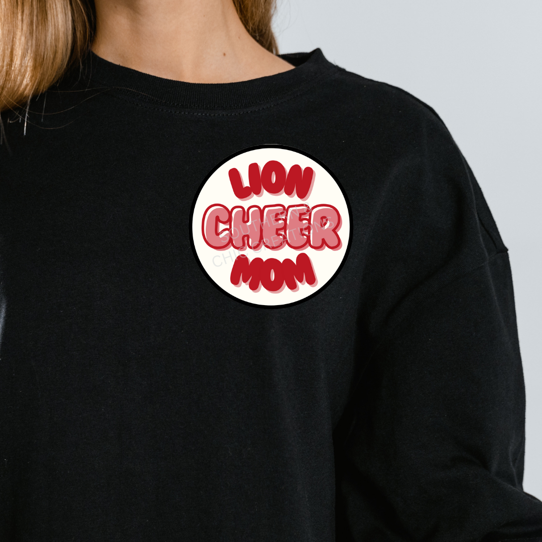 Sports Mom Bubble Button