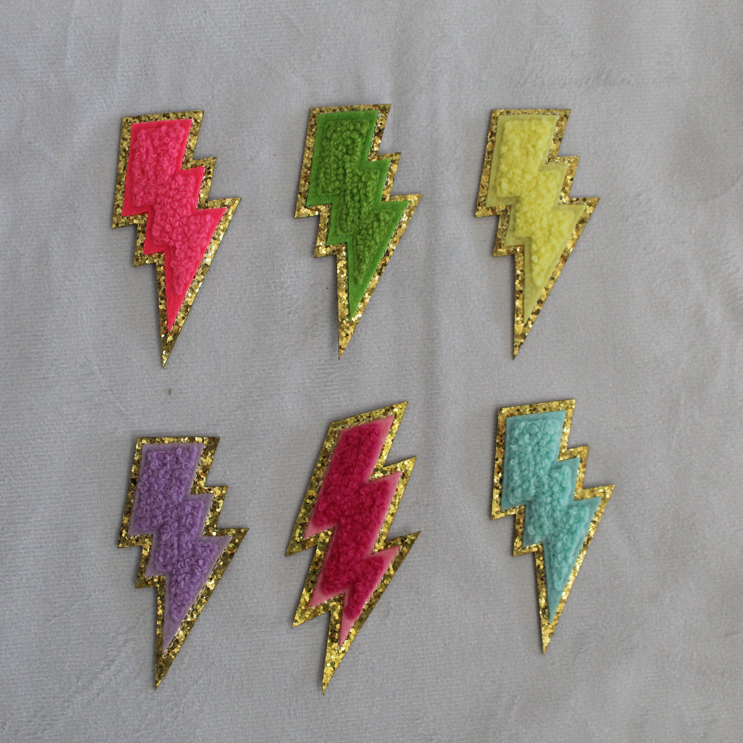 Lightning Bolt Patches